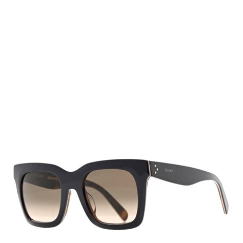 celine sunglasses 41411|CELINE Traveller Sunglasses CL 41411/S Black .